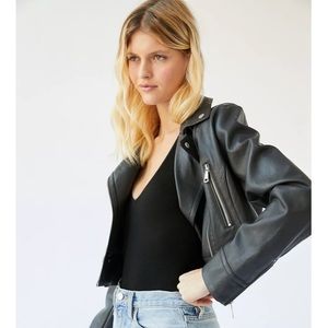 👺sold👺 Urban Outfitters black deep v bodysuit